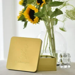 Värmeljuslåda, Svart/Silver