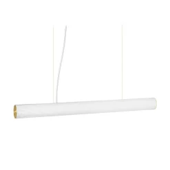 Vuelta Pendellampa 100, Vit / Mässing