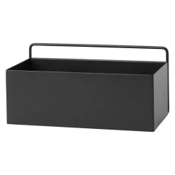 Wall Box Regtangle, Svart