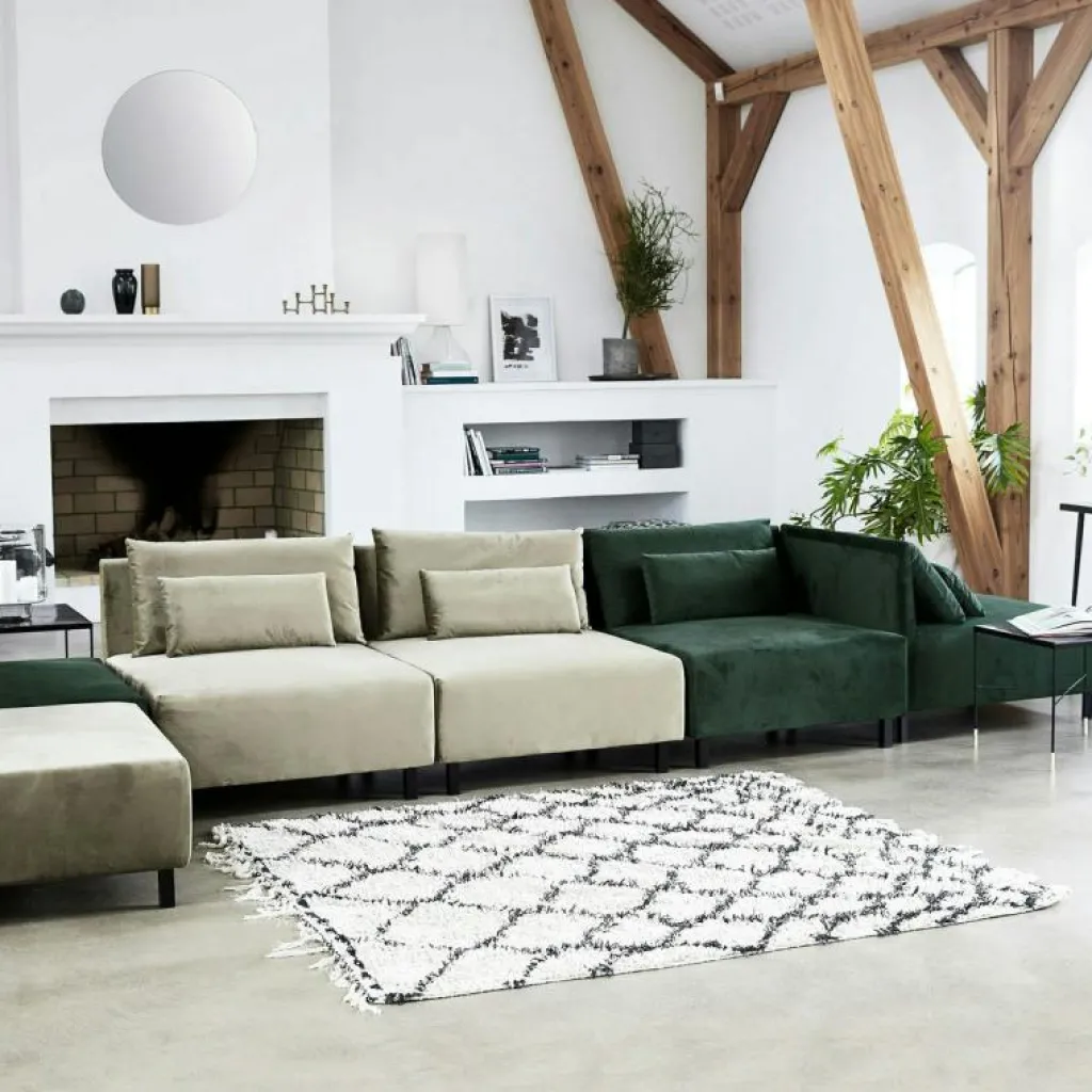 House Doctor Väggspeglar-Walls Spegel Ø50 cm, Grå