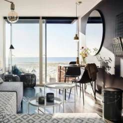 House Doctor Väggspeglar-Walls Spegel Ø80 cm, Grå