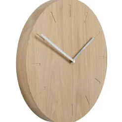 Watch:Out Väggklocka, Rökt Ek / Mässing