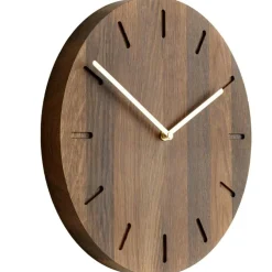 Watch:Out Väggklocka, Rökt Ek / Mässing