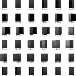 Wave Skåp Med 1 Dörr, Grå