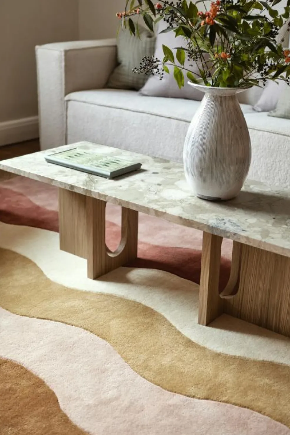 Wave Ullmatta 300x400 cm, Beige