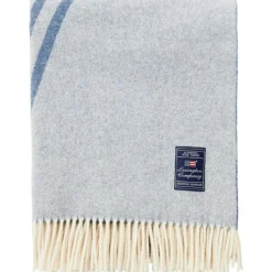 Lexington Plädar & Filtar-Waves Recycled Wool Jacquard Pläd 130x170 cm, Beige/Off-white