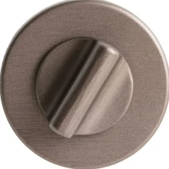 Beslag Design Knoppar & Dörrhandtag-WC Lås Euro Standard, Borstad Mässing