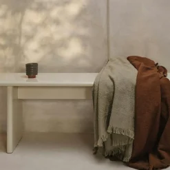 Ferm Living Plädar & Filtar-Weaver Pläd 120x170 cm, Grey Green