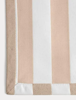 DIYTI Bordstabletter & Glasunderlägg-Wide Stripe Glasunderlägg 10x10 cm 4-pack, Marinblå