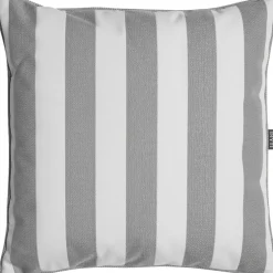 Wide Stripe Kudde 45x45 cm, Grå