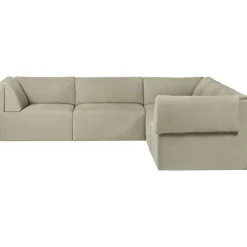 Wonder Soffa 3-S Schäslong PG2, Bel Lino G077/13 FC