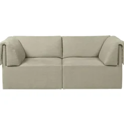 Wonder Soffa 3-S Schäslong PG2, Bel Lino G077/13 FC