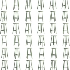 Wood H23 Barpall, Grågrön