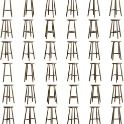 Wood H23 Barpall, Grågrön