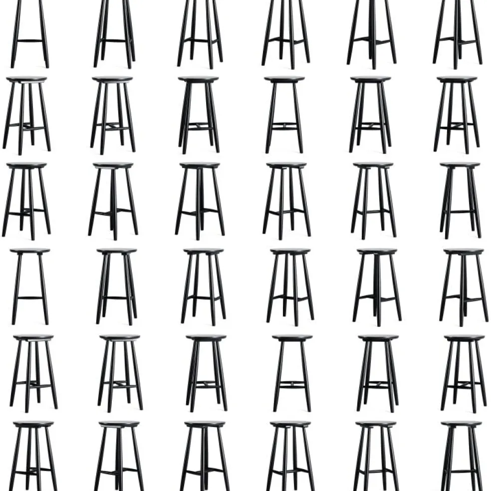 Wood H23 Barpall, Grågrön