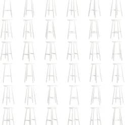 Wood H23 Barpall, Grågrön