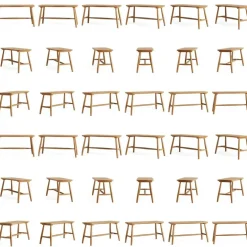 Wood H21 Bänk, Mörk Ek