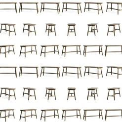 Wood H21 Bänk, Mörk Ek