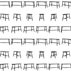 Wood H21 Bänk, Mörk Ek