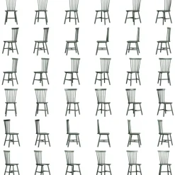 Department Stolar-Wood H17 Pinnstol, Grågrön