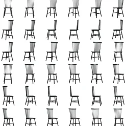 Department Stolar-Wood H17 Pinnstol, Grågrön