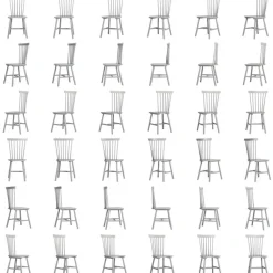 Department Stolar-Wood H17 Pinnstol, Grågrön