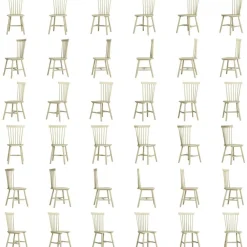 Department Stolar-Wood H17 Pinnstol, Grågrön