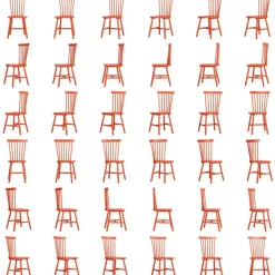 Department Stolar-Wood H17 Pinnstol, Grågrön