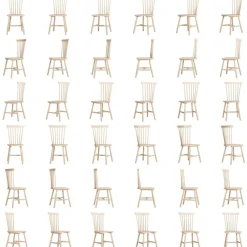 Department Stolar-Wood H17 Pinnstol, Grågrön