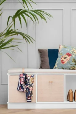 Barn Oliver Furniture Bokställ & Boklådor|Klädförvaring Barn-Wood Hyllenhet 3x2 Horisontal med Bas,