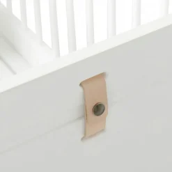 Wood Mini+ Cot Säng Inkl. Junior Kit, Vit/Ek