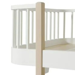 Barn Oliver Furniture Barnsängar-Wood Original Dagbädd, Vit/Ek