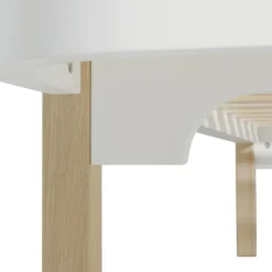 Barn Oliver Furniture Barnsängar-Wood Original Dagbädd, Vit/Ek