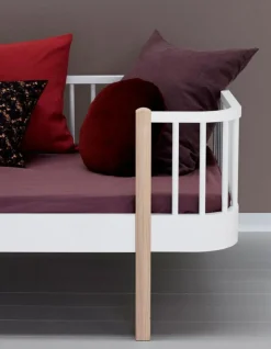 Wood Original Junior Dagbädd, Vit/Ek