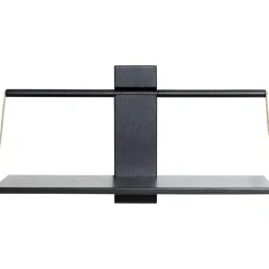 Andersen Vägghyllor-Wood Vägghylla, Svart, 60x25x32 cm