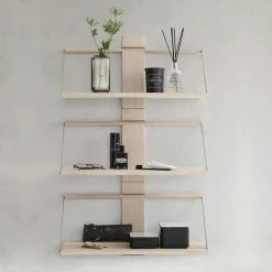 Andersen Vägghyllor-Wood Vägghylla, Svart, 60x25x32 cm