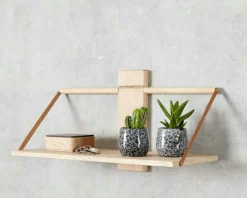 Andersen Vägghyllor-Wood Vägghylla, Svart, 60x25x32 cm