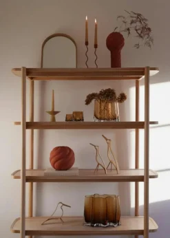 Cooee Design Dekorativa Accessoarer-Woody Bird Dekoration 38 cm, Svartbetsad Ek