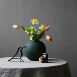 Woody Bird Dekoration 14 cm, Ek