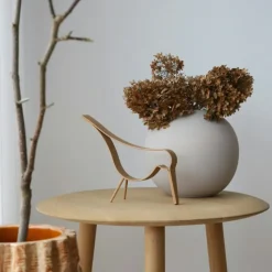 Cooee Design Dekorativa Accessoarer-Woody Bird Dekoration Medium, Vit