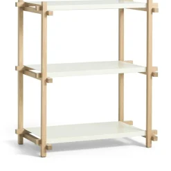 Woody Hyllsystem 2.0 Column Low Soaped Oak / Almond White
