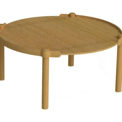 Cooee Design Soffbord-Woody Soffbord Ø80 cm, Naturlig Ek