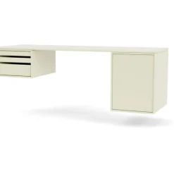 Workshop Vägghängt Skrivbord, Vanilj