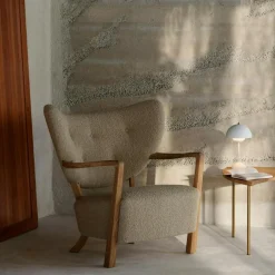 Wulff ATD2 Loungefåtölj, Oak/sheepskin Moonlight