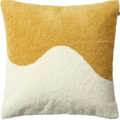 Chhatwal & Jonsson Prydnadskuddar & Fodral-Yogi Kuddfodral Spicy Yellow/Off-White, 50x50 cm